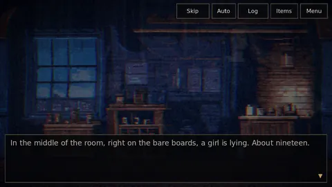 INHERITANCE — A girl lies on the bare boards of an empty room