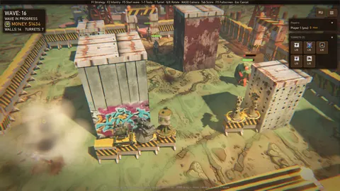 Tower Defense: Zombie — Vista de estrategia: defensa del mapa Cruce