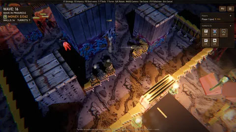 Tower Defense: Zombie — El mapa Turno de noche