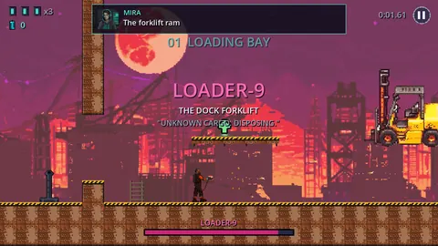 VOLTBREAKER — Loading Bay — fighting the dock forklift boss