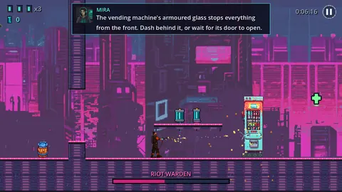 VOLTBREAKER — Neon Alley — the riot vending machine boss