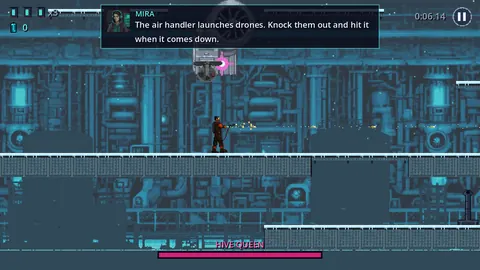 VOLTBREAKER — Coolant Shaft with hostile drones